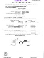 LOAD LINE CERT-1